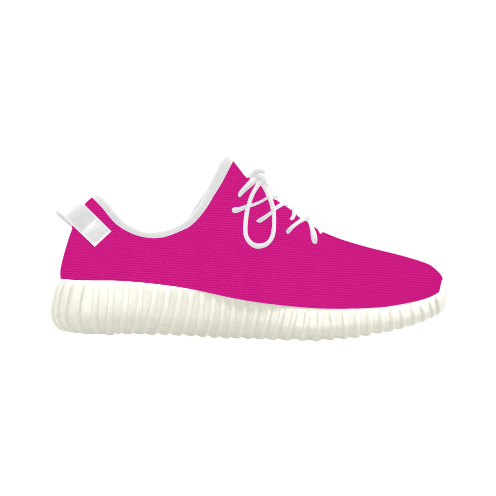 black logo Grus Women's Breathable Woven Running Shoes (Model 022)