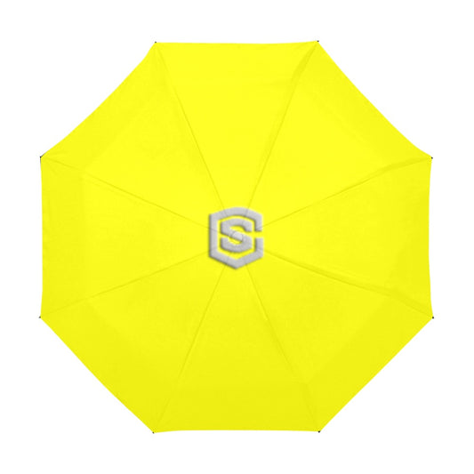 Yellow Anti-UV Automatic Umbrella With Silver Logo Anti-UV Automatic Umbrella(Outside Printing)(Model U09)