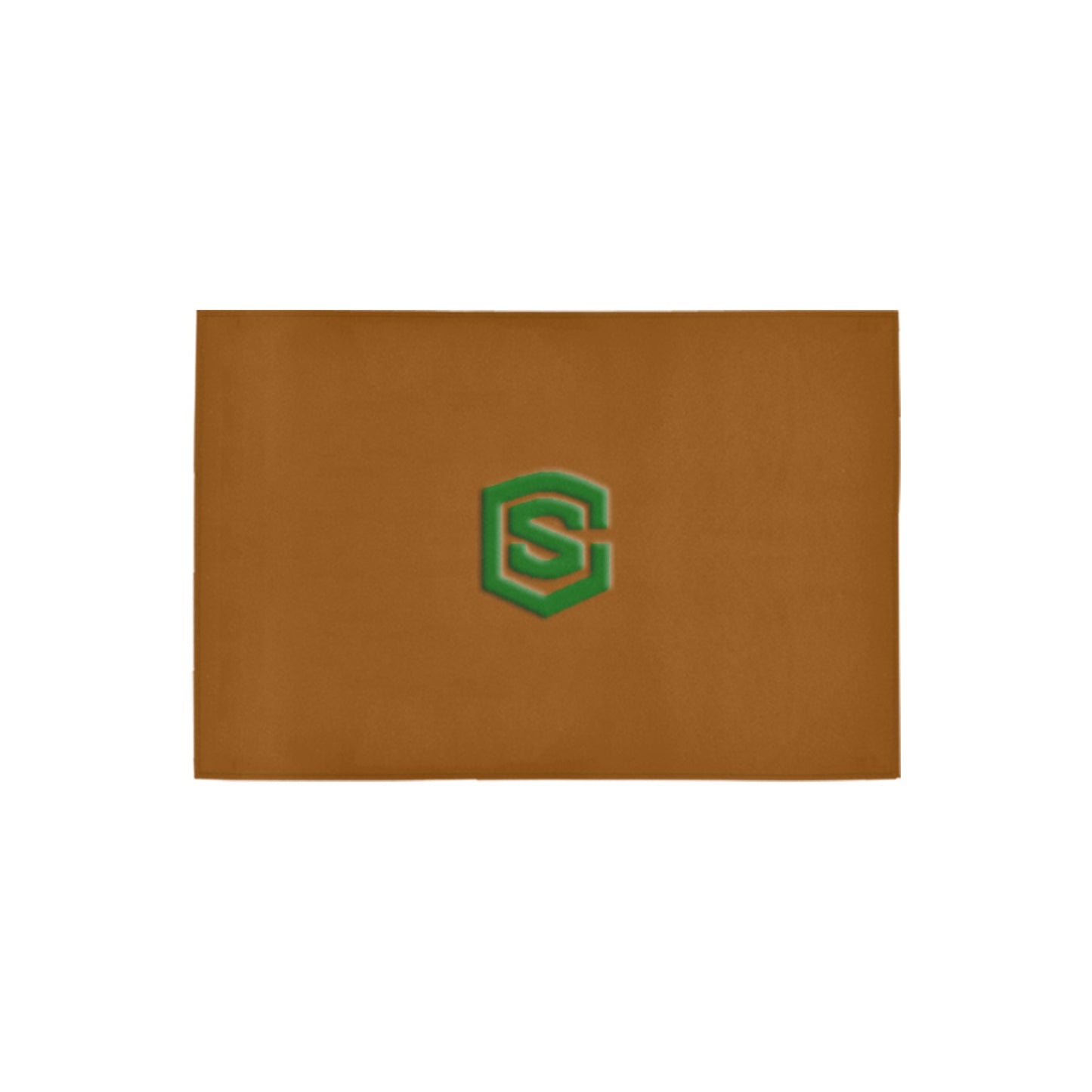 Brown Doormat 24" x 16" (Sponge Material) with Green Logo Doormat 24" x 16" (Sponge Material)
