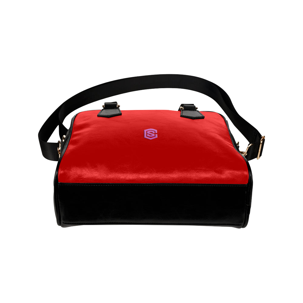 RED Shoulder Handbag pink logo Shoulder Handbag (Model 1634)