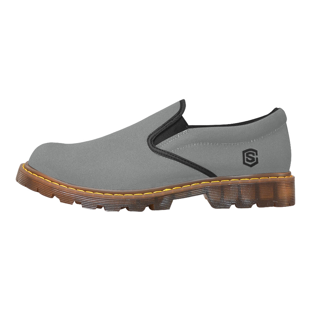 black logo Martin Men's Slip-On Loafer (Model 12031)