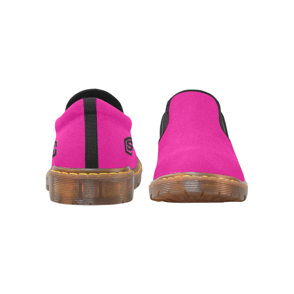 black logo Martin Men's Slip-On Loafer (Model 12031)