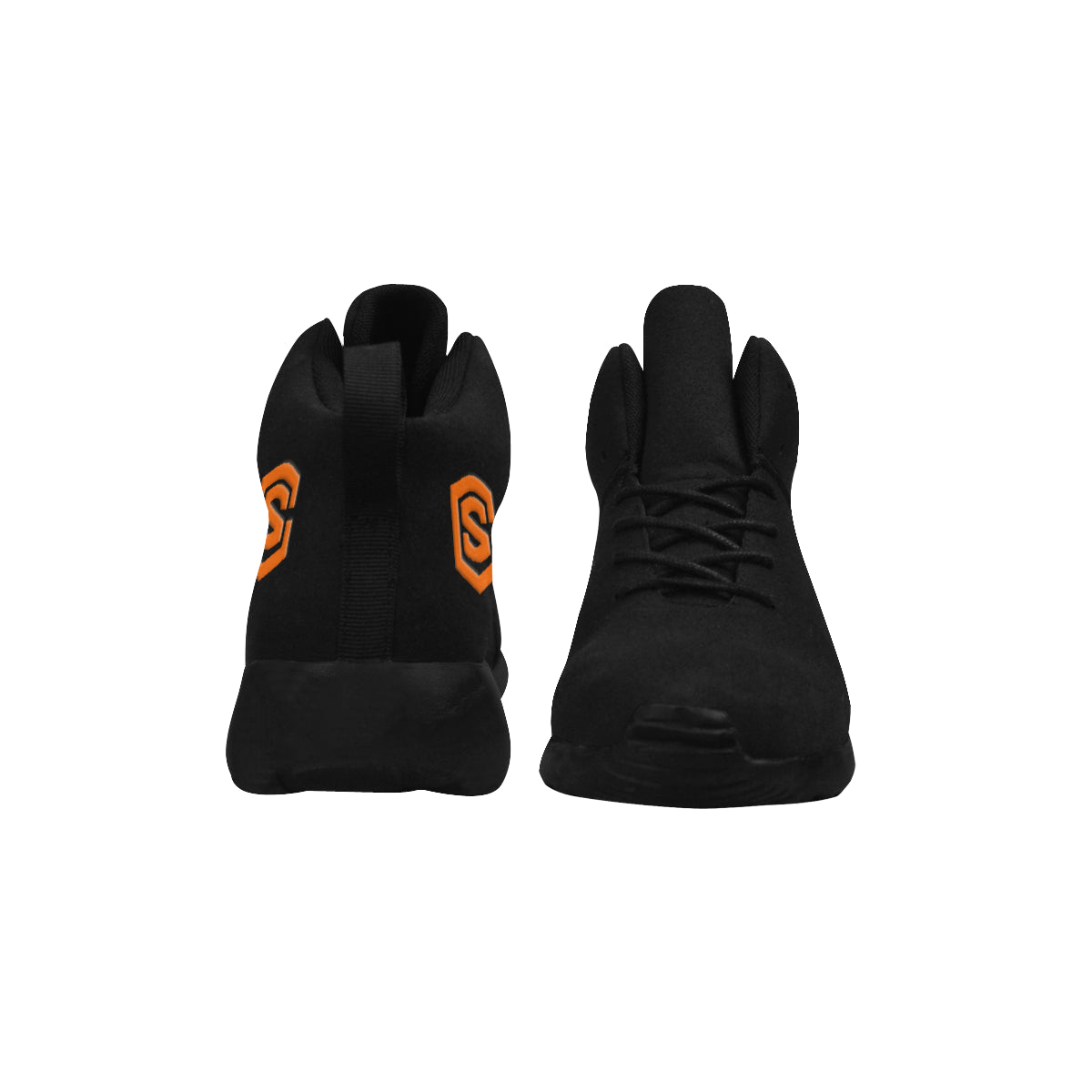 orange logo Men's Chukka Training Shoes (Model 57502)