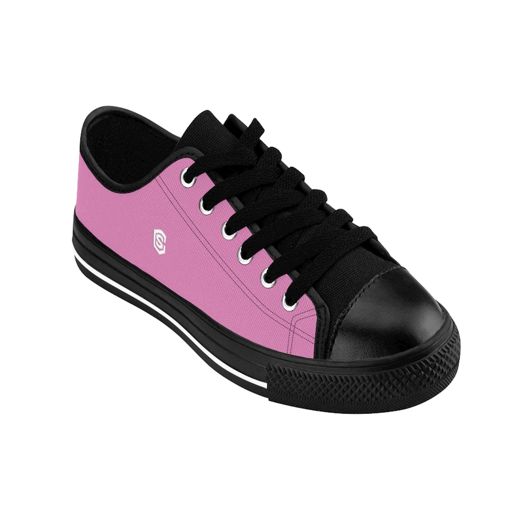 pink Men's Sneakers - white logo
