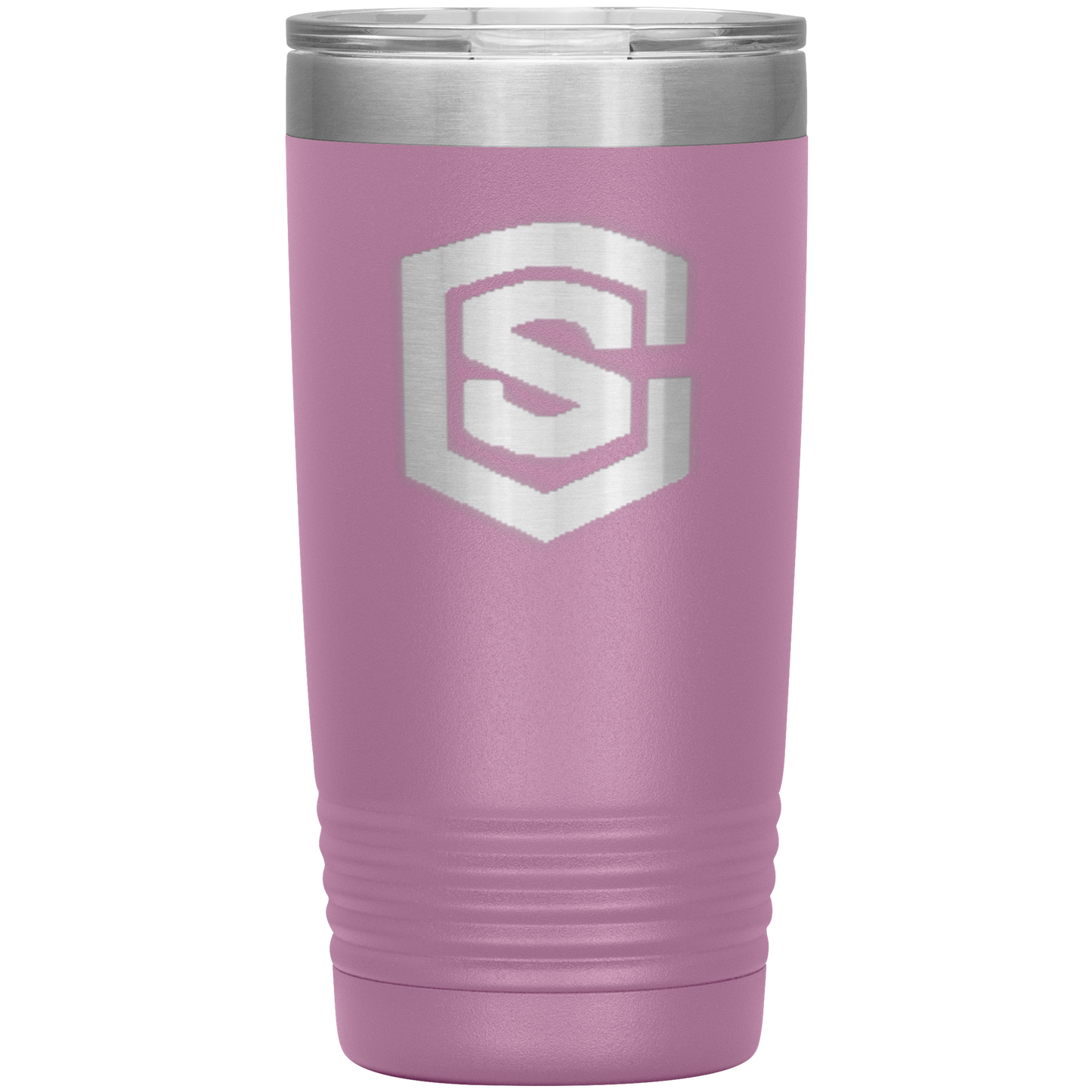20oz Vacuum Tumbler Silver Logo