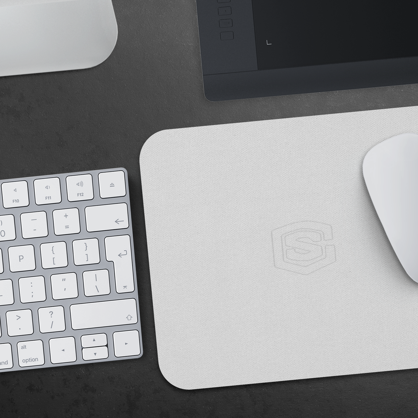 Personalized Mousepad WITH WHITE LOGO