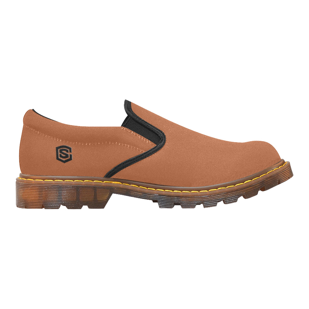 black logo Martin Men's Slip-On Loafer (Model 12031)