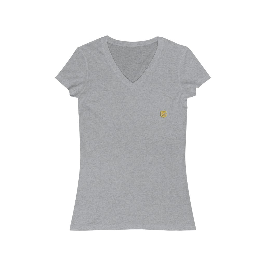 Women's Jersey Short Sleeve V-Neck Tee