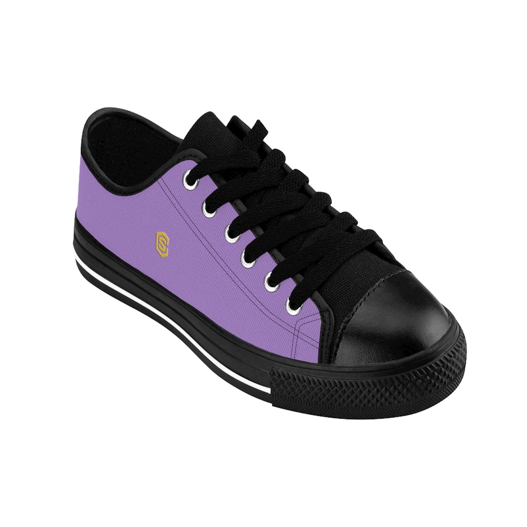 Violet Men's Sneakers golden logo