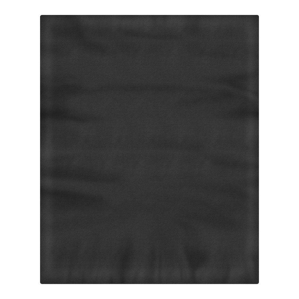 Black Duvet Cover Red Logo 3-Piece Bedding Set (1 Duvet Cover 86"x70"; 2 Pillowcases 20"x30")(One Side)