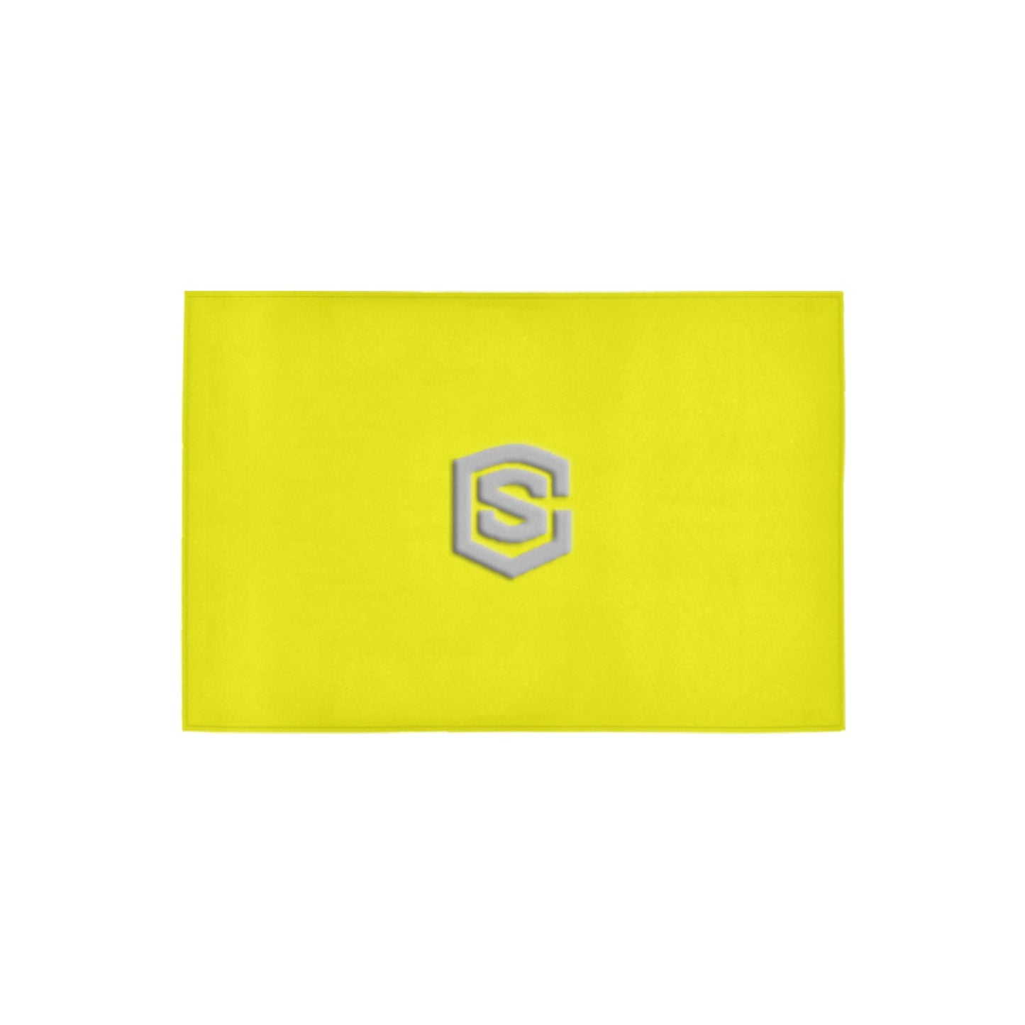 Yellow Doormat 24" x 16" (Sponge Material) with Silver Logo Doormat 24" x 16" (Sponge Material)