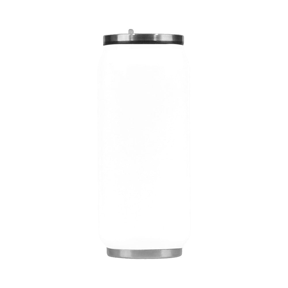 White Stainless Steel Vacuum Mug (13.7 OZ) with Yellow Logo Stainless Steel Vacuum Mug (13.7 OZ)