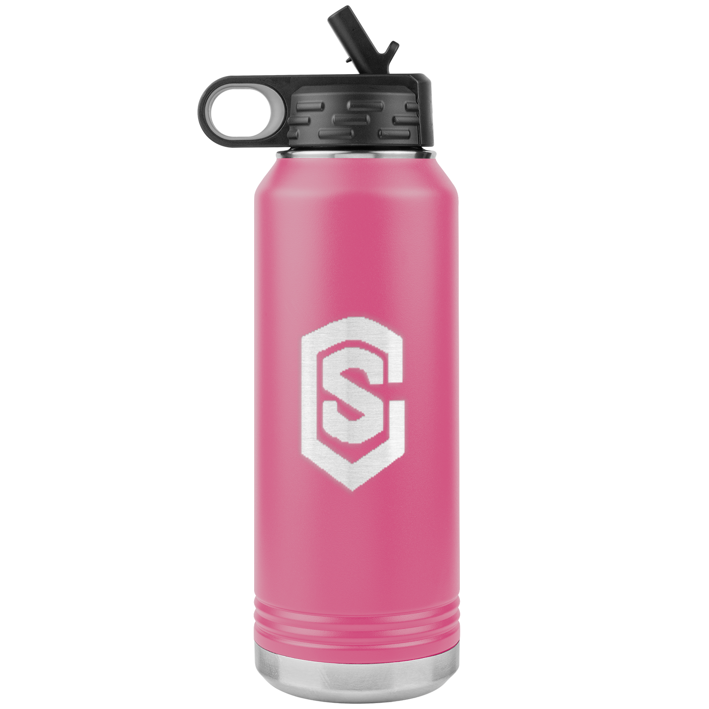32oz Water Bottle Tumbler WITH BLUE LOGO