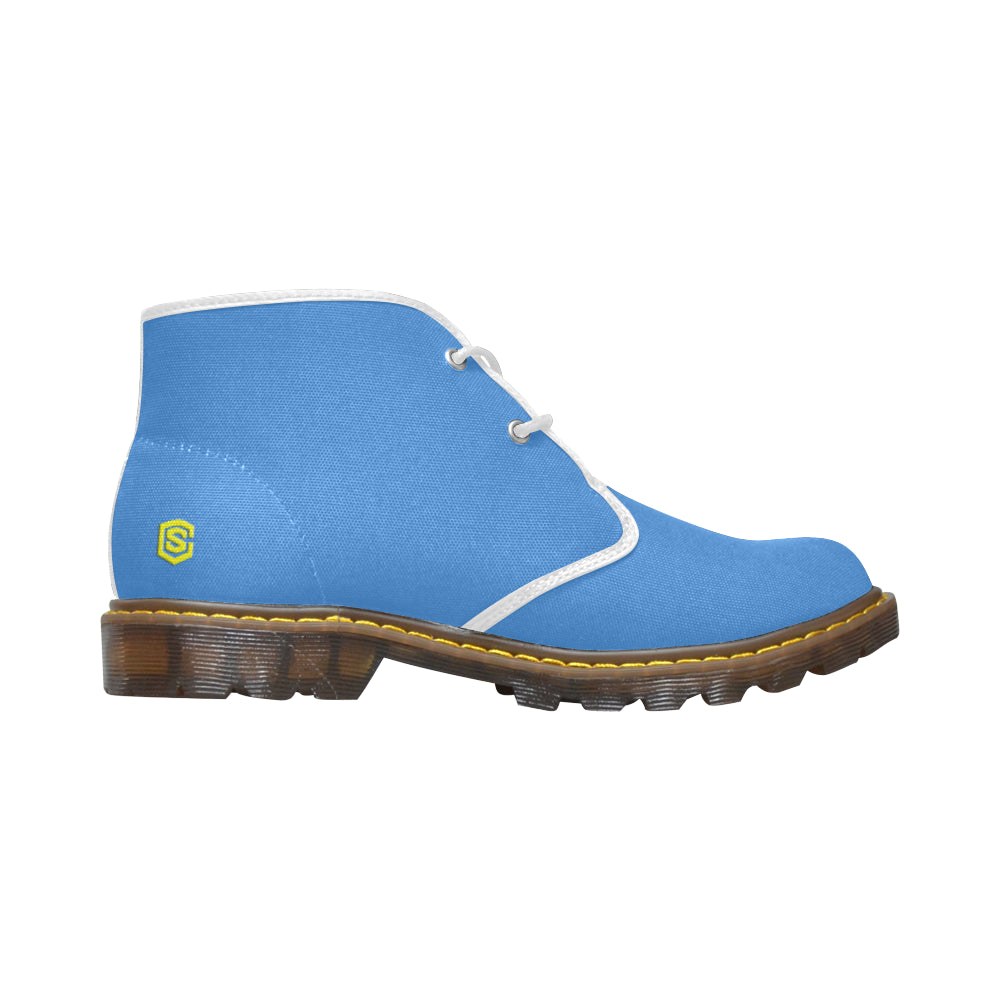 yellow Men's Canvas Chukka Boots (Model 2402-1)