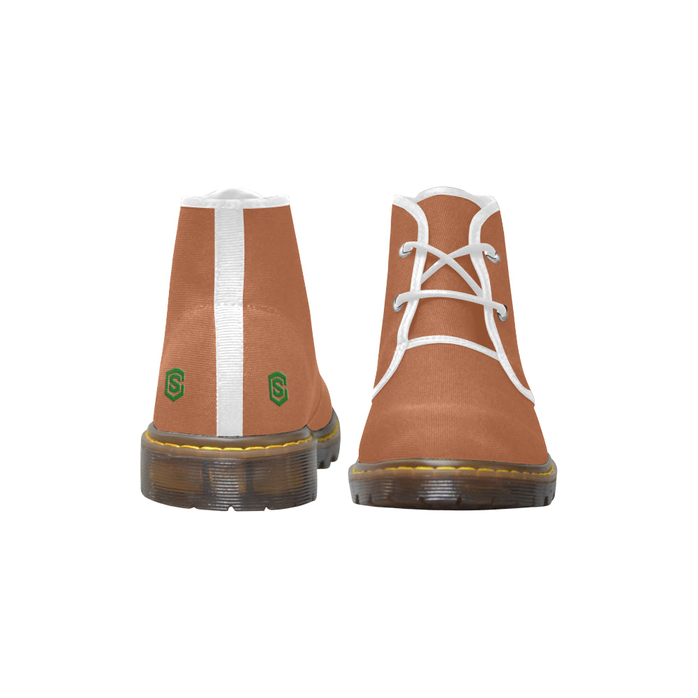 green Men's Canvas Chukka Boots (Model 2402-1)