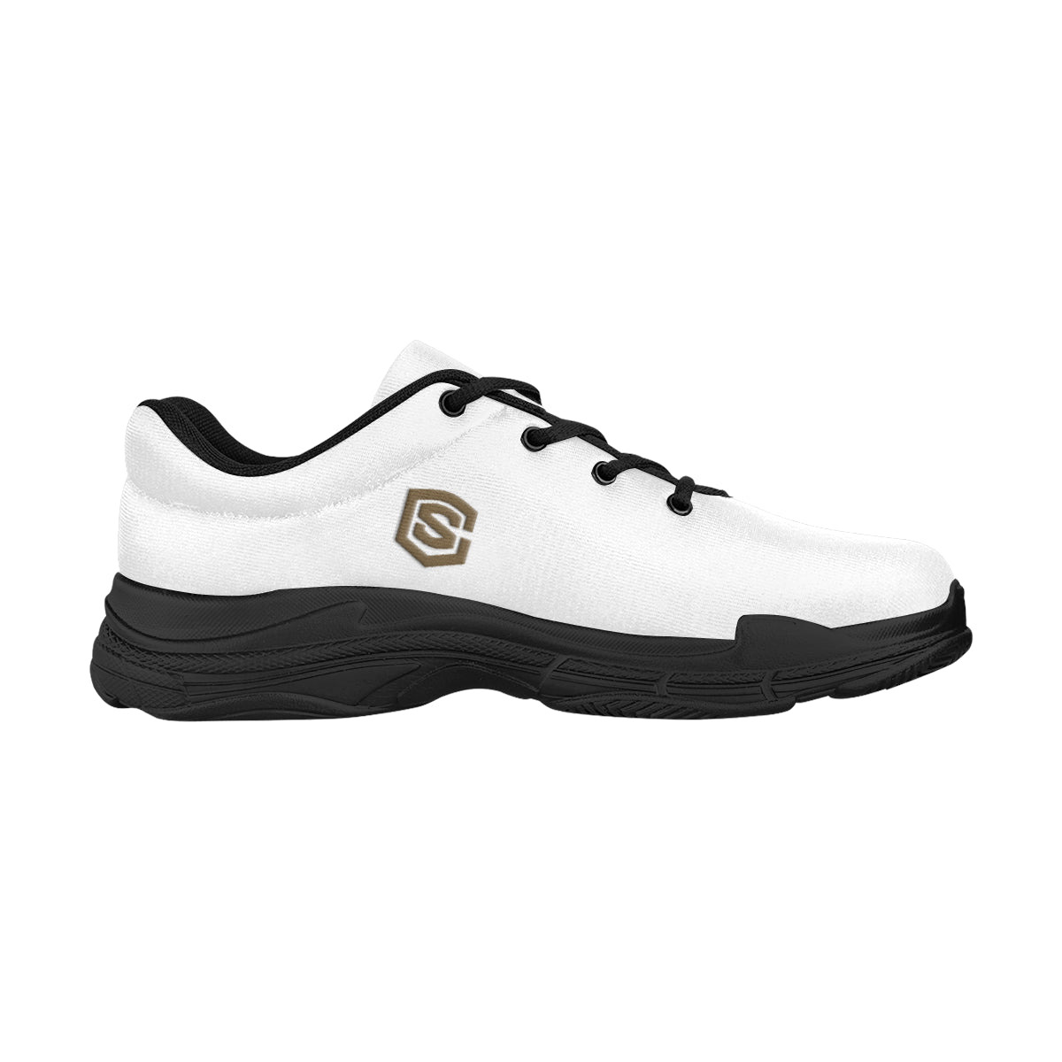 brown logo Lyra Men's Running Shoes (Model 058)