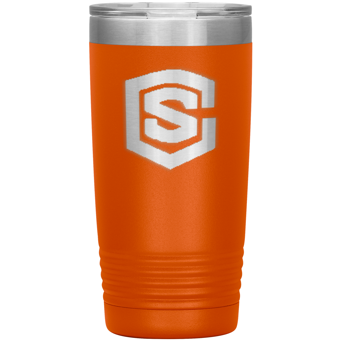20oz Vacuum Tumbler Silver Logo