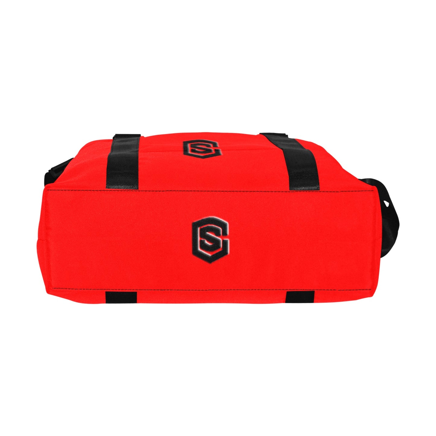 Red Large Capacity Duffle Bag With Black Logo Large Capacity Duffle Bag(Model1715)