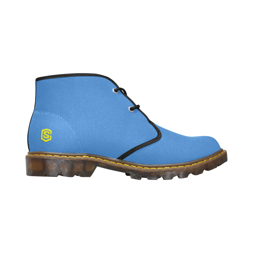 yellow Men's Canvas Chukka Boots (Model 2402-1)
