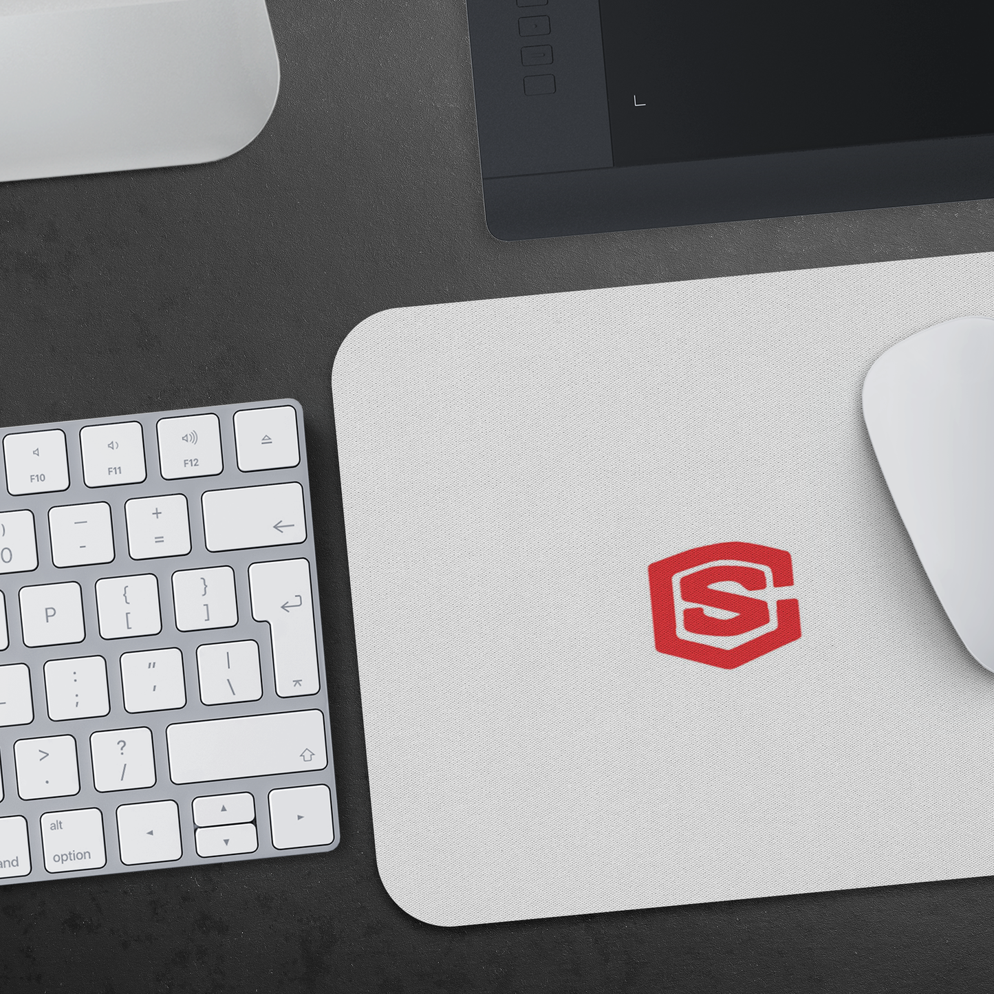 Personalized Mousepad WITH RED LOGO