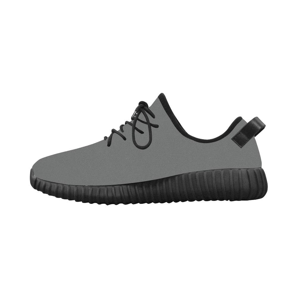 black logo Grus Men's Breathable Woven Running Shoes (Model 022)