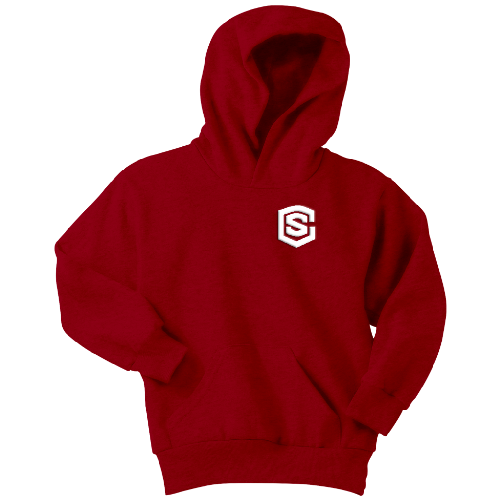 Youth Hoodie WITH WHITE LOGO