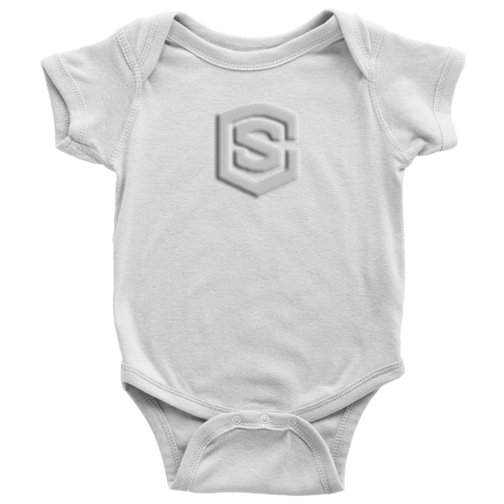 Baby Bodysuit WITH SILVER LOGO