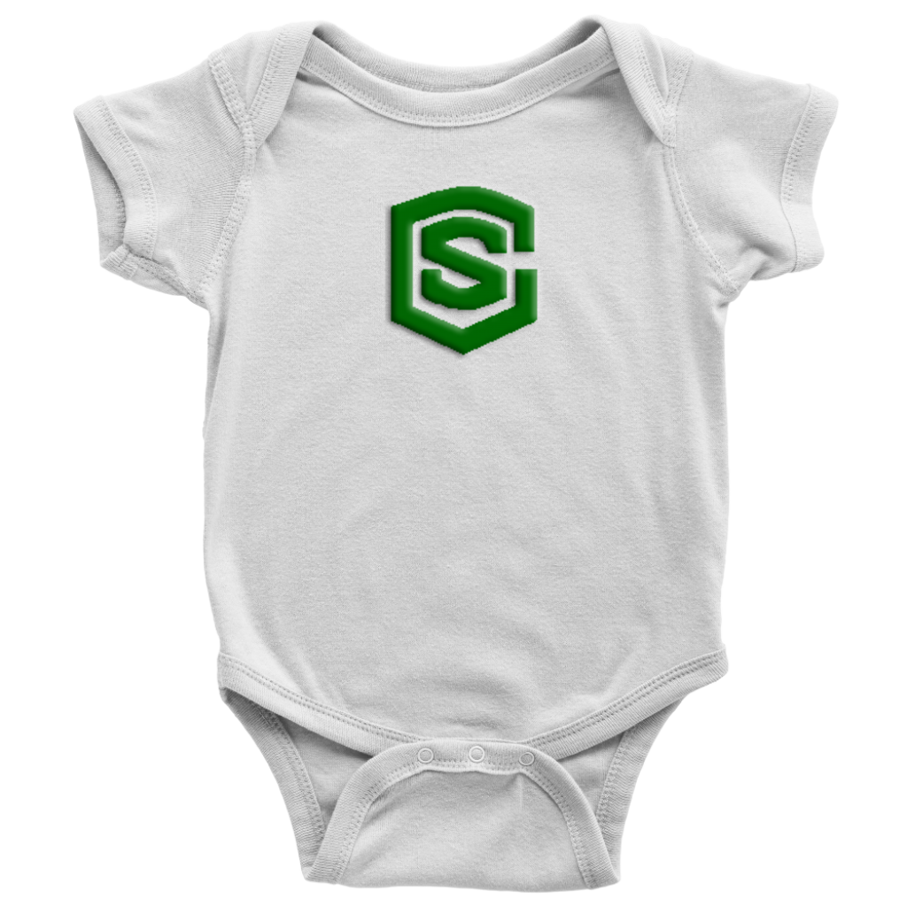 Baby Bodysuit WITH GREEN LOGO