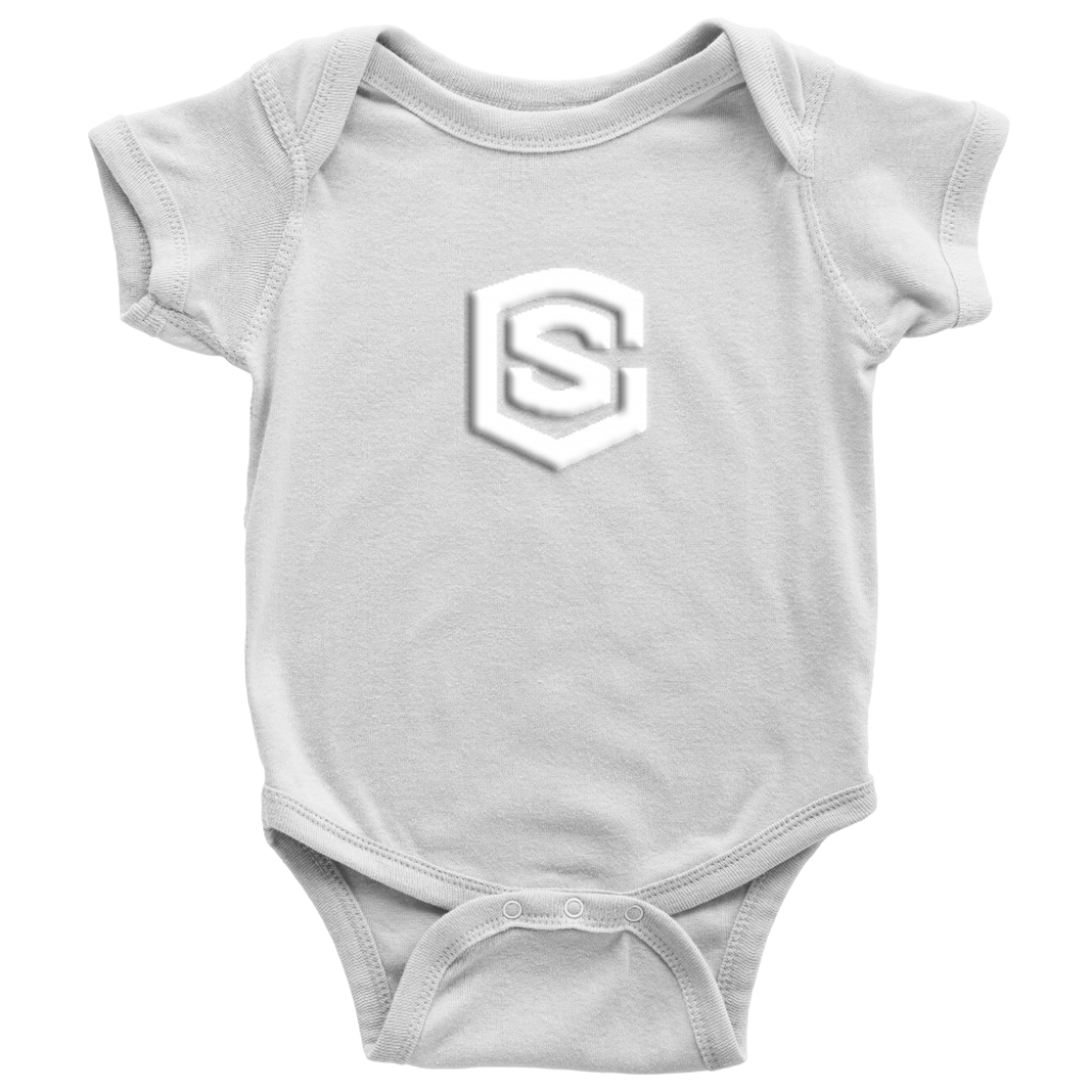 Baby Bodysuit WITH WHITE LOGO
