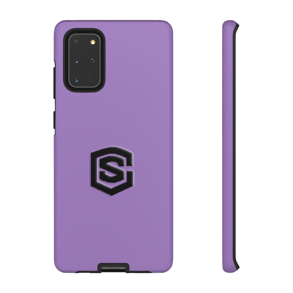 Purple Tough Cases Black Logo