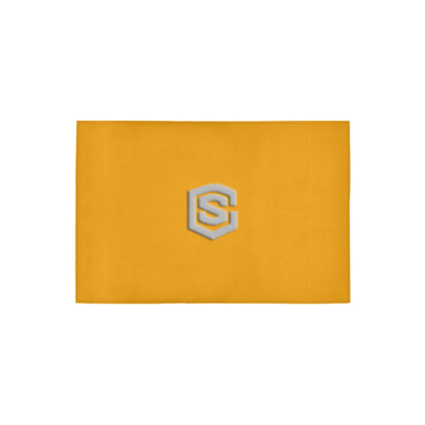 Orange Doormat 24" x 16" (Sponge Material) with Silver Logo Doormat 24" x 16" (Sponge Material)