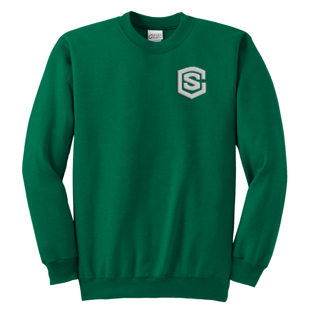 Youth Crewneck Sweatshirt WITH SILIVER LOGO