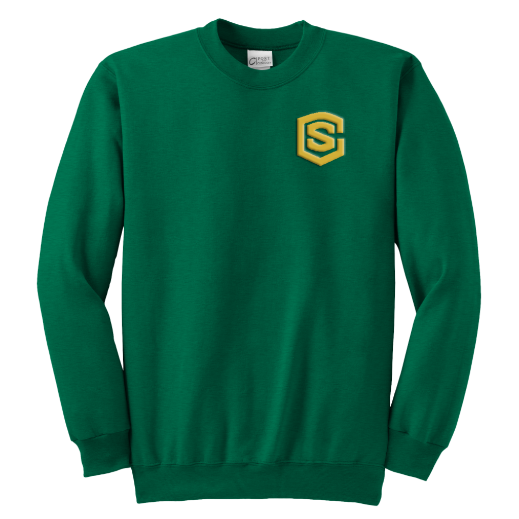 Youth Crewneck Sweatshirt WITH GOLD LOGO