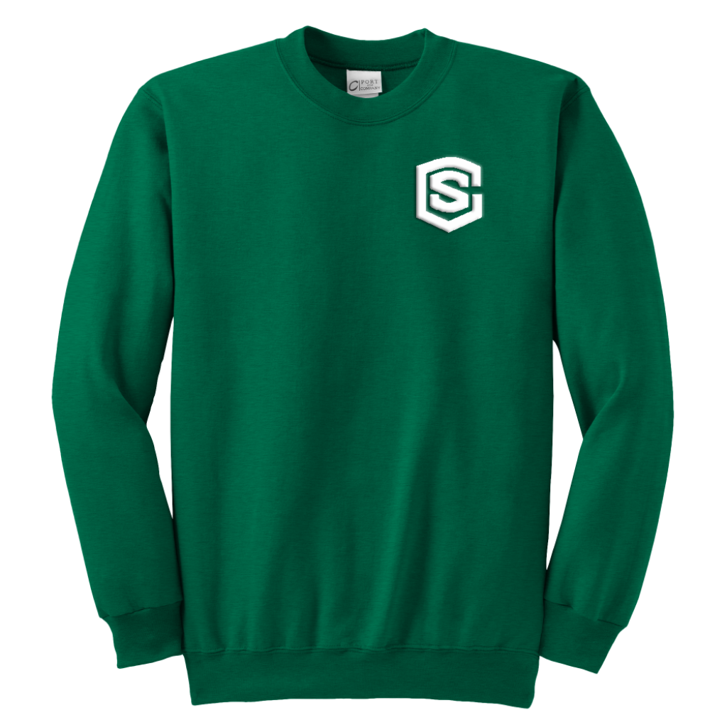 Youth Crewneck Sweatshirt WITH WHITE LOGO
