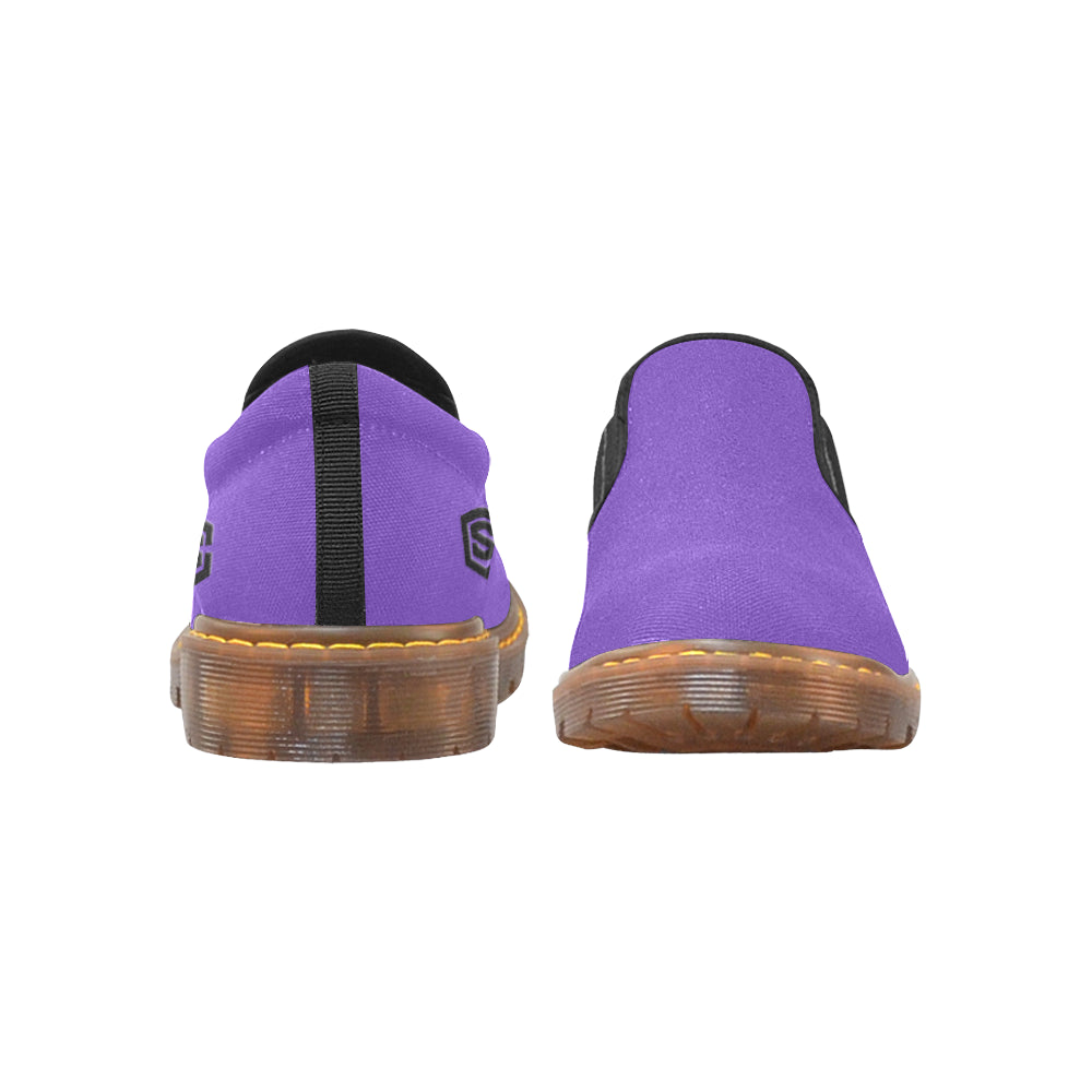 black logo Martin Men's Slip-On Loafer (Model 12031)