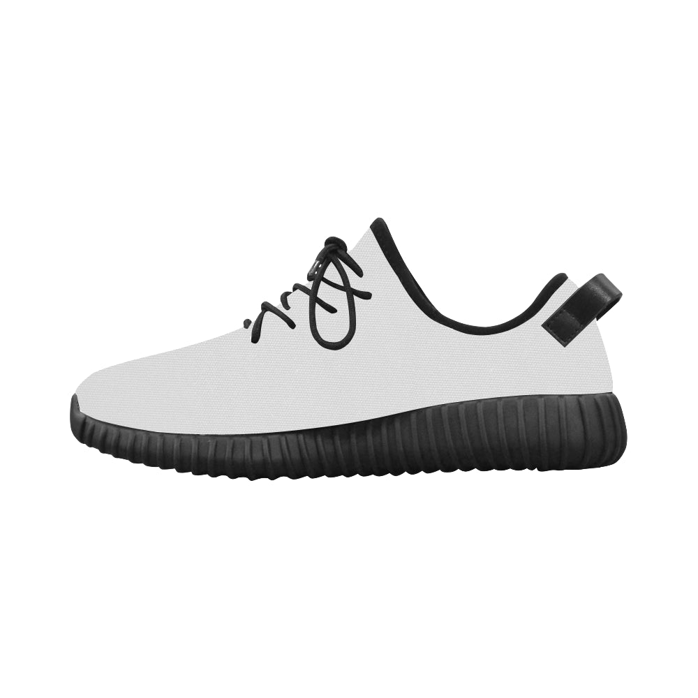 black logo Grus Men's Breathable Woven Running Shoes (Model 022)