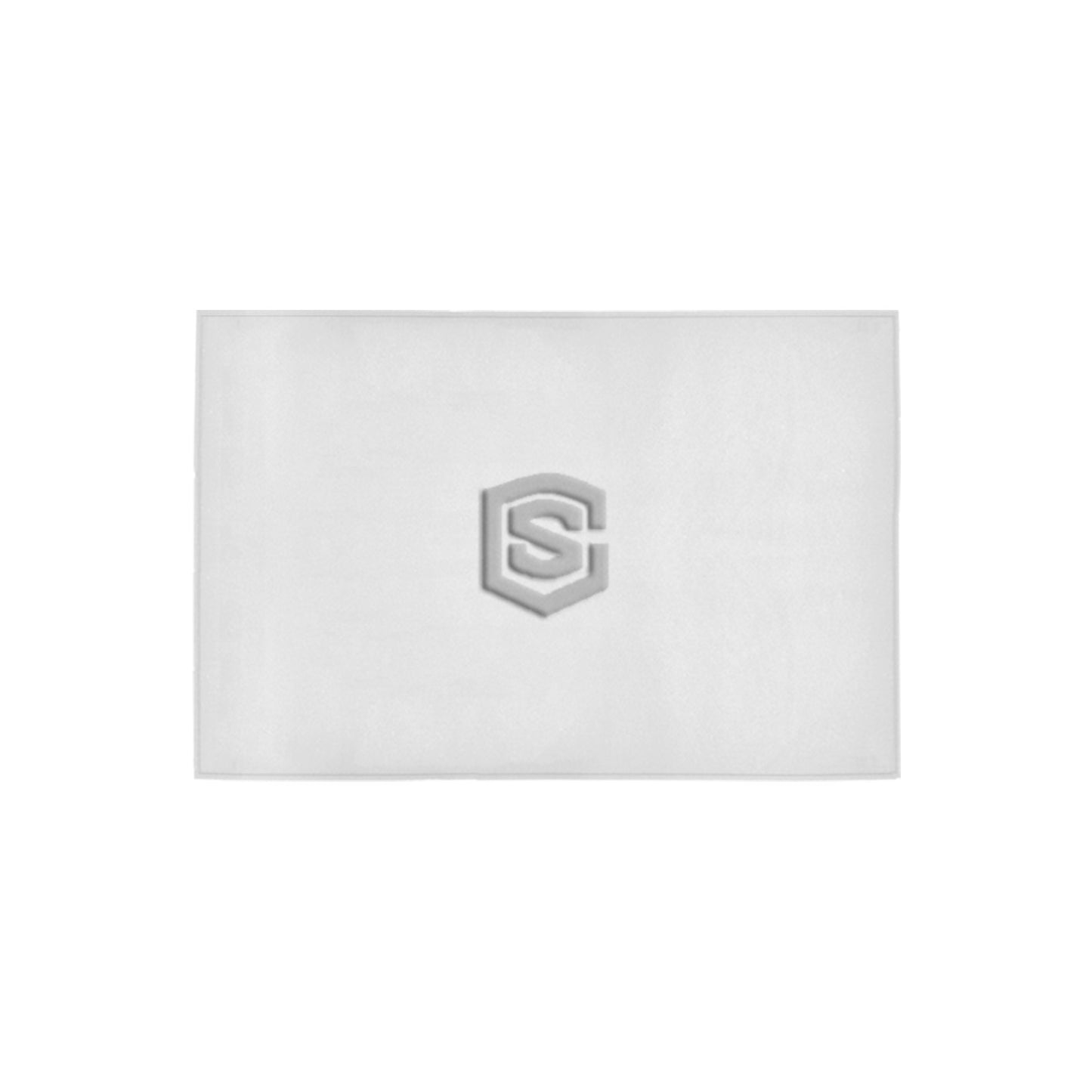 White Doormat 24" x 16" (Sponge Material) with Silver Logo Doormat 24" x 16" (Sponge Material)