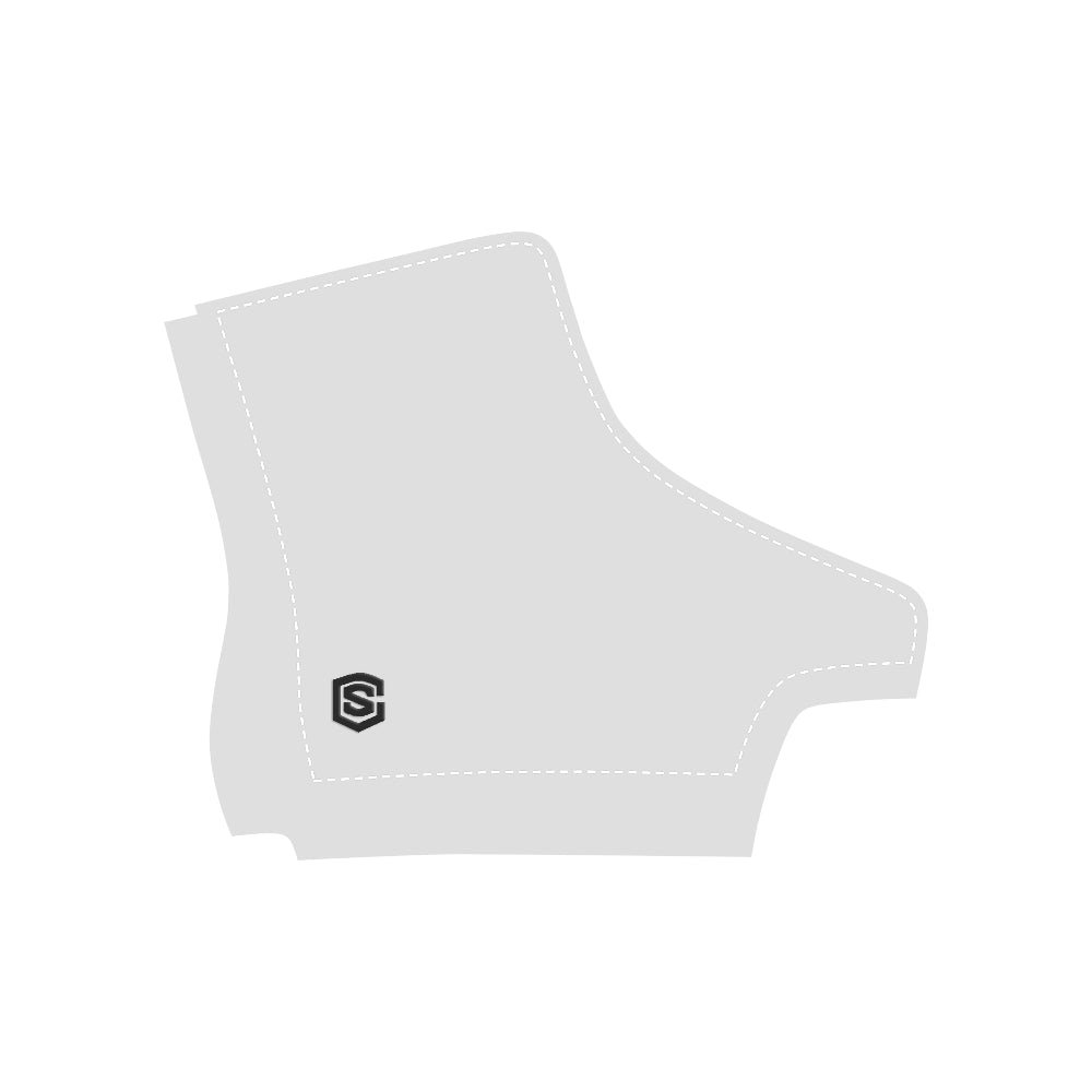 black logo Apache Round Toe Women's Winter Boots (Model 1402)