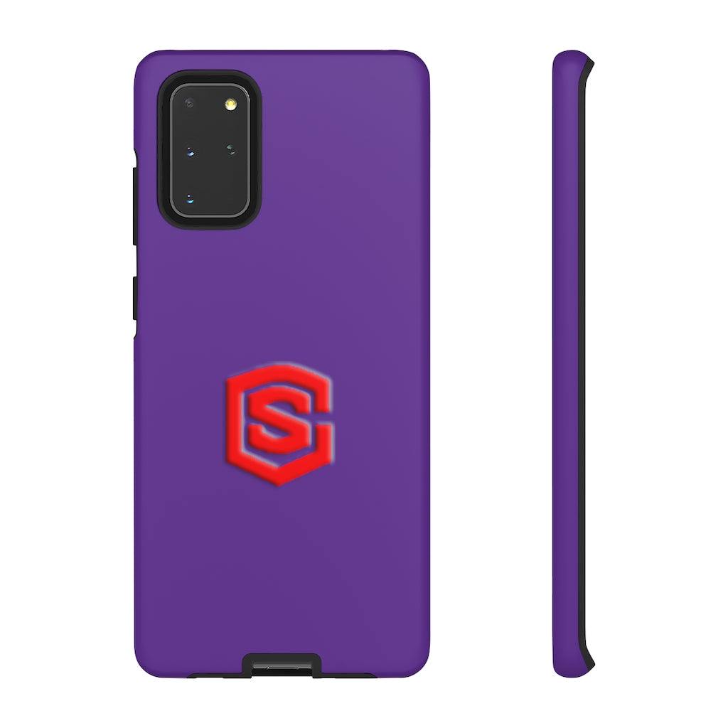 Purple Tough Cases Red Logo