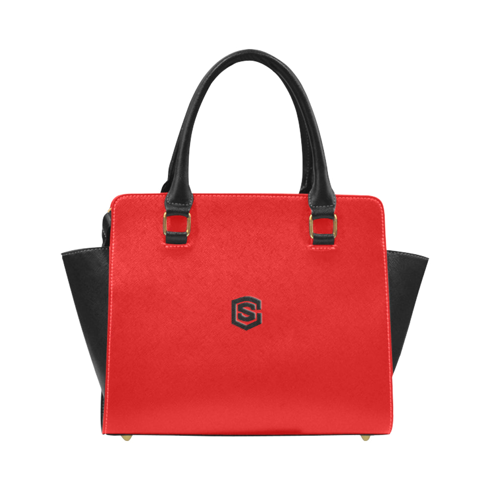 BLACK CLASSIC SHOULDER HANDBAG black logo Classic Shoulder Handbag (Model 1653)