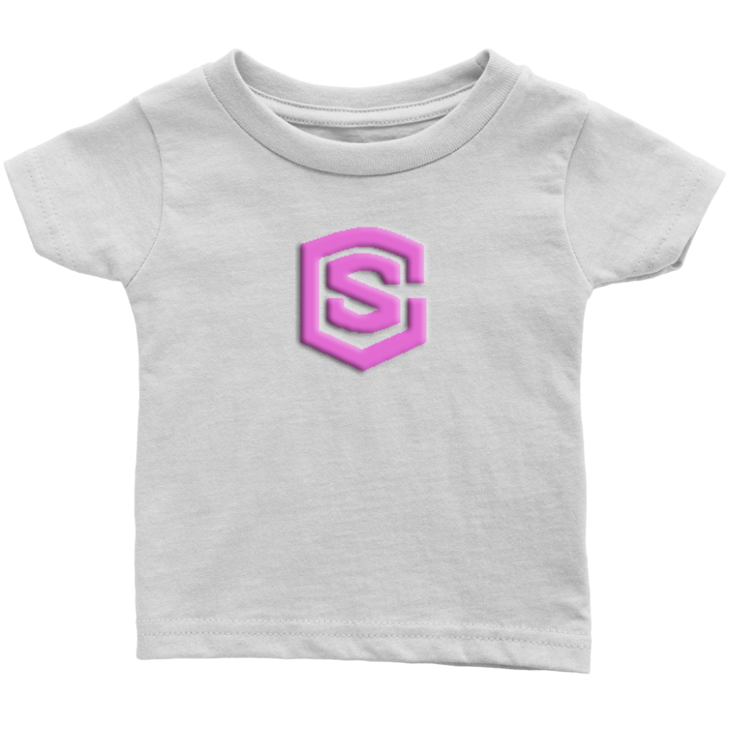 Infant T-Shirt WITH PINK LOGO