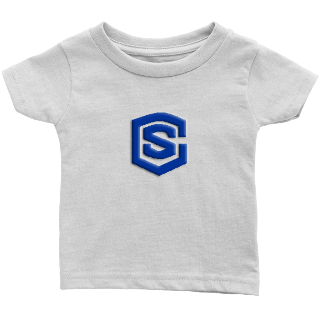 Infant T-Shirt WITH BLUE LOGO