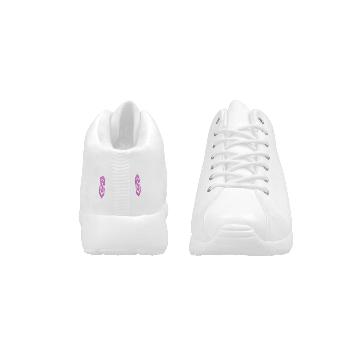 pink logo Women's Basketball Training Shoes (Model 47502)