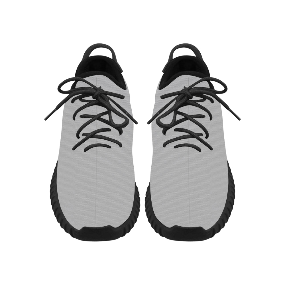 black logo Grus Men's Breathable Woven Running Shoes (Model 022)