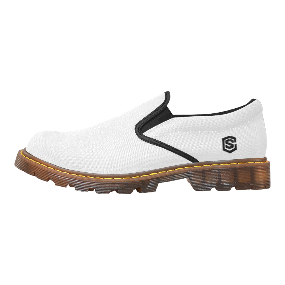 black logo Martin Men's Slip-On Loafer (Model 12031)