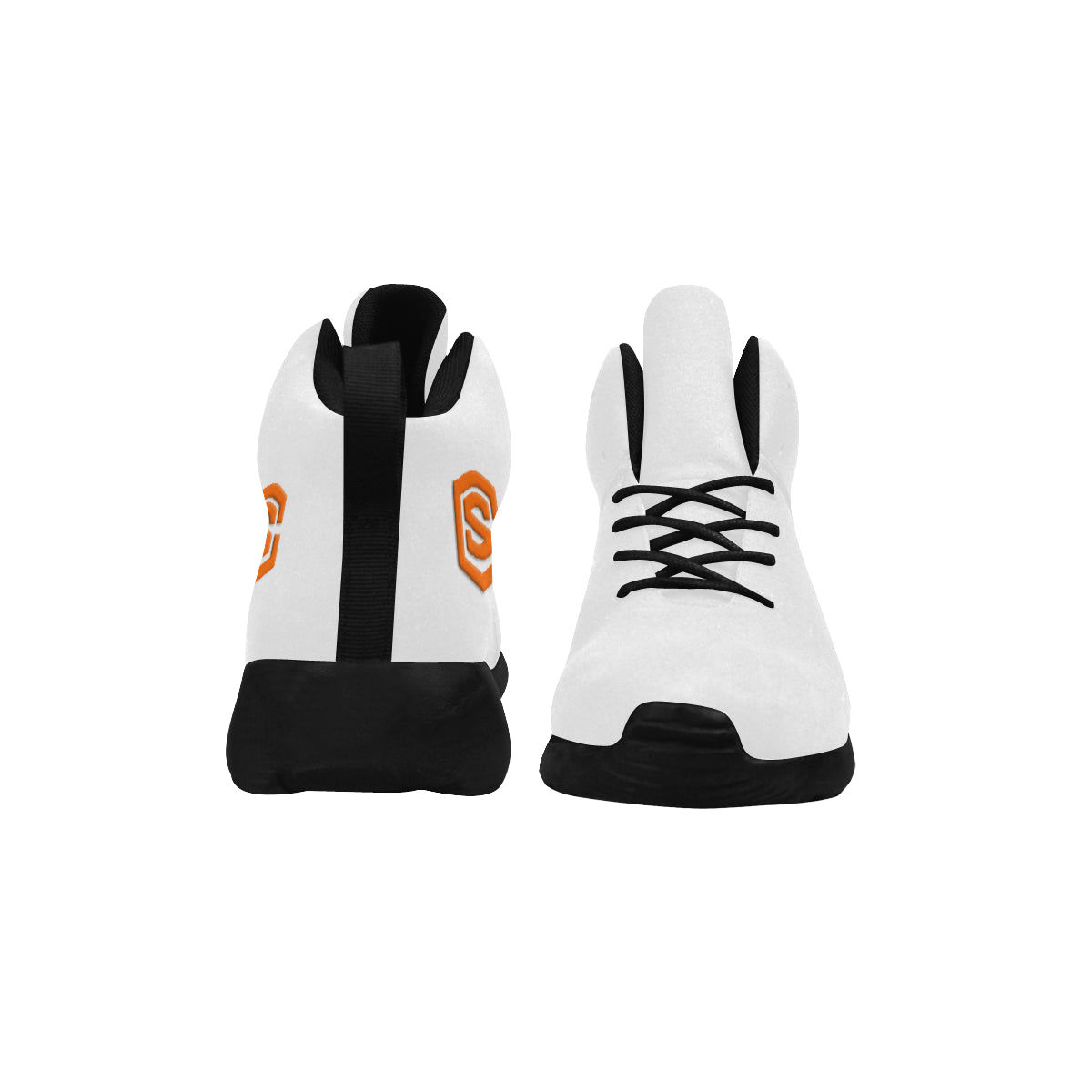 orange logo Men's Chukka Training Shoes (Model 57502)