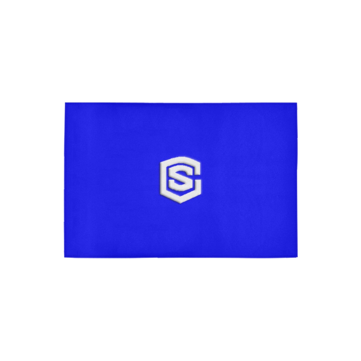 Blue Doormat 24" x 16" (Sponge Material) with White Logo Doormat 24" x 16" (Sponge Material)