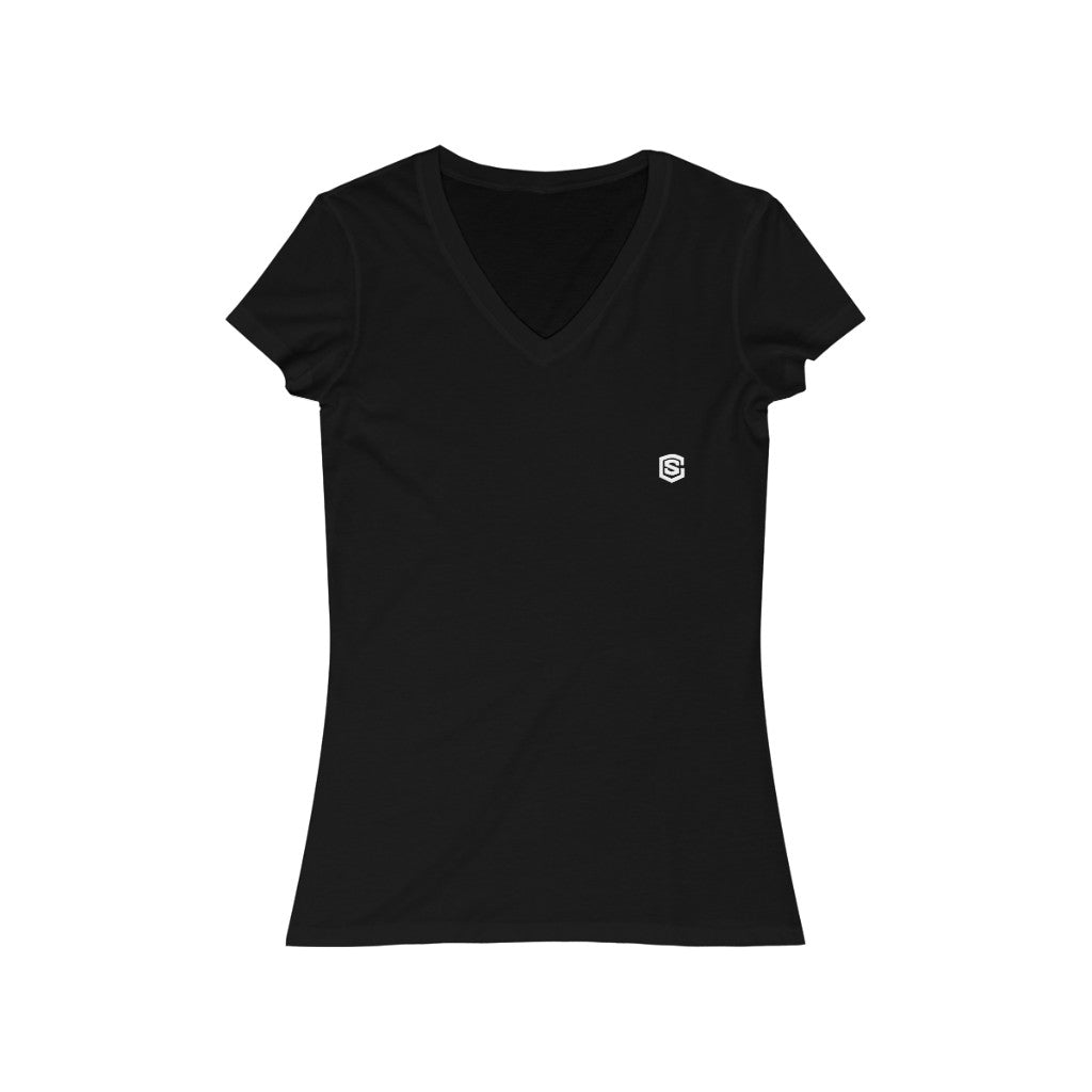 Women's Jersey Short Sleeve V-Neck Tee