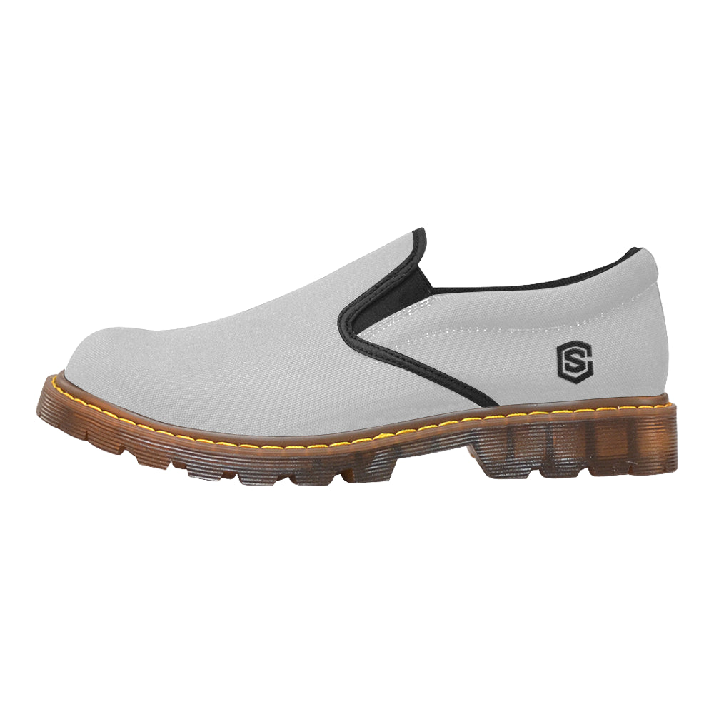 black logo Martin Men's Slip-On Loafer (Model 12031)