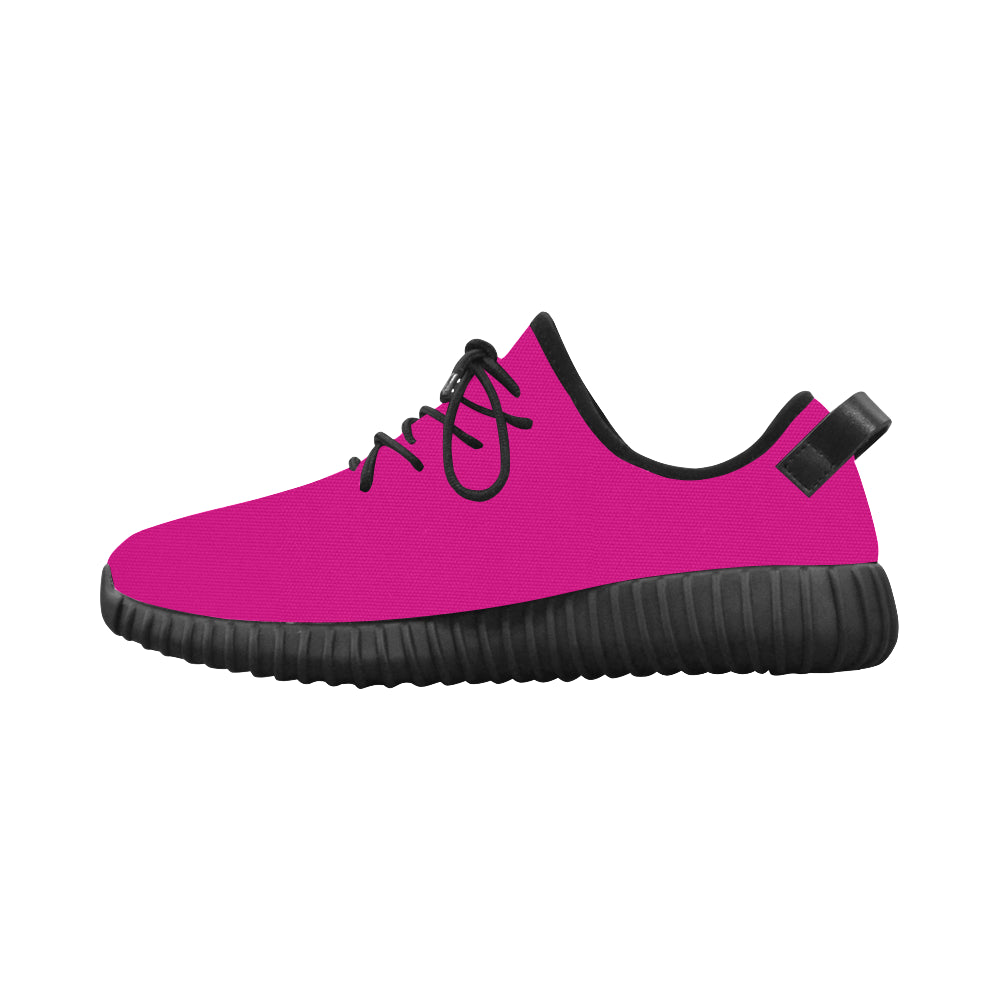 black logo Grus Men's Breathable Woven Running Shoes (Model 022)